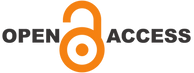 open access content logo with open padlock